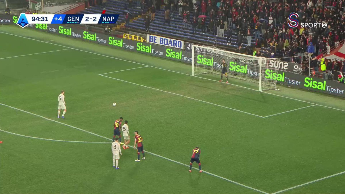 🔥 3' Genoa 1-0 Napoli 🔥 20' Genoa 1-1 Napoli 🔥 22' Genoa 1-2 Napoli 🔥 57' Genoa 2-2 Napoli 🔥 90+5' Genoa 2-3 Napoli