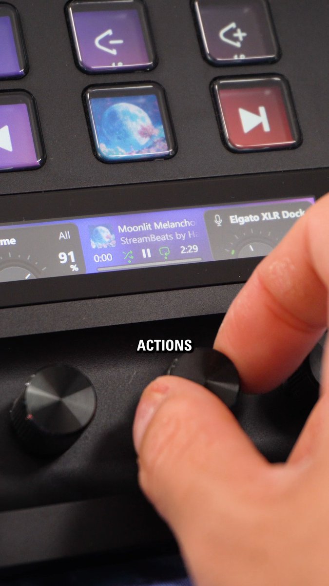 ICYMI we've rebuilt our Spotify plugin from the ground up with beautiful new information displays and enhanced control. Control playback, toggle shuffle/repeat, and adjust volume with Stream Deck keys or dials—including a new Multimedia dial action that puts playback and volume control on a single dial. Available for Windows and macOS: