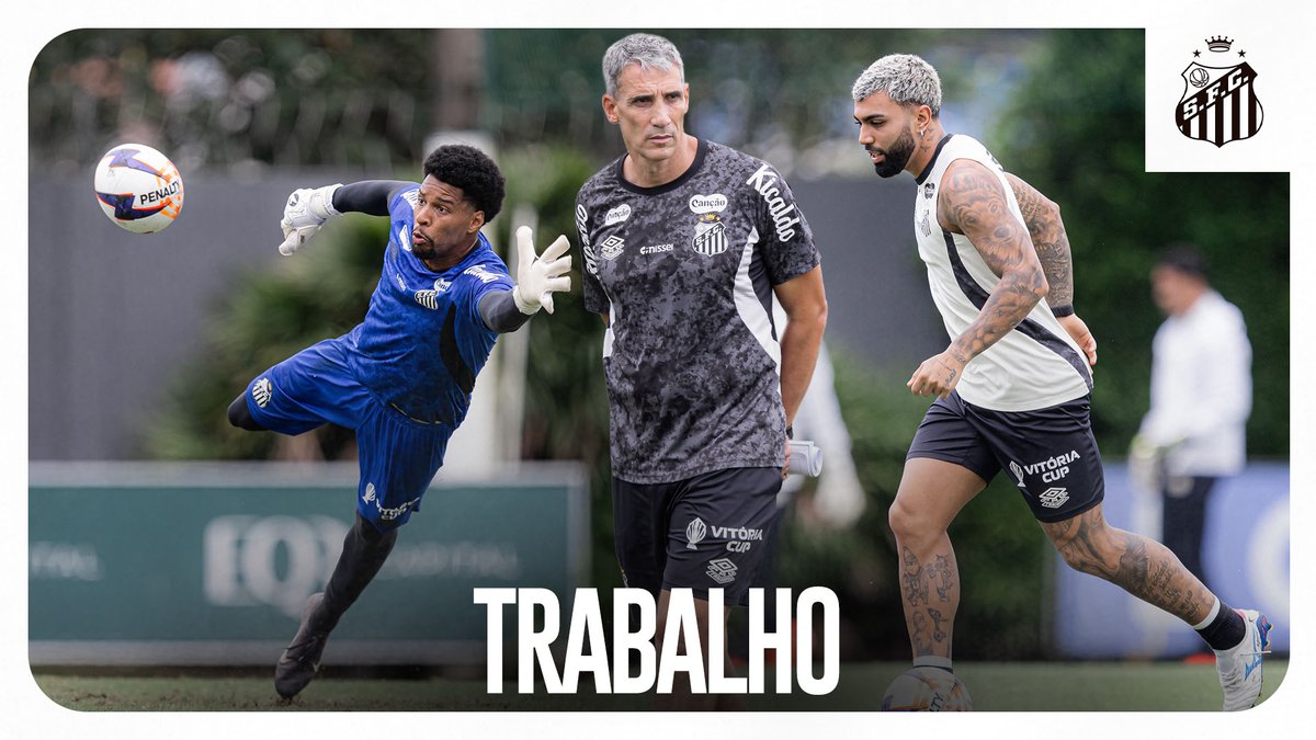 Pelas lentes da Santos TV, o último treino antes do confronto de amanhã! 🎥