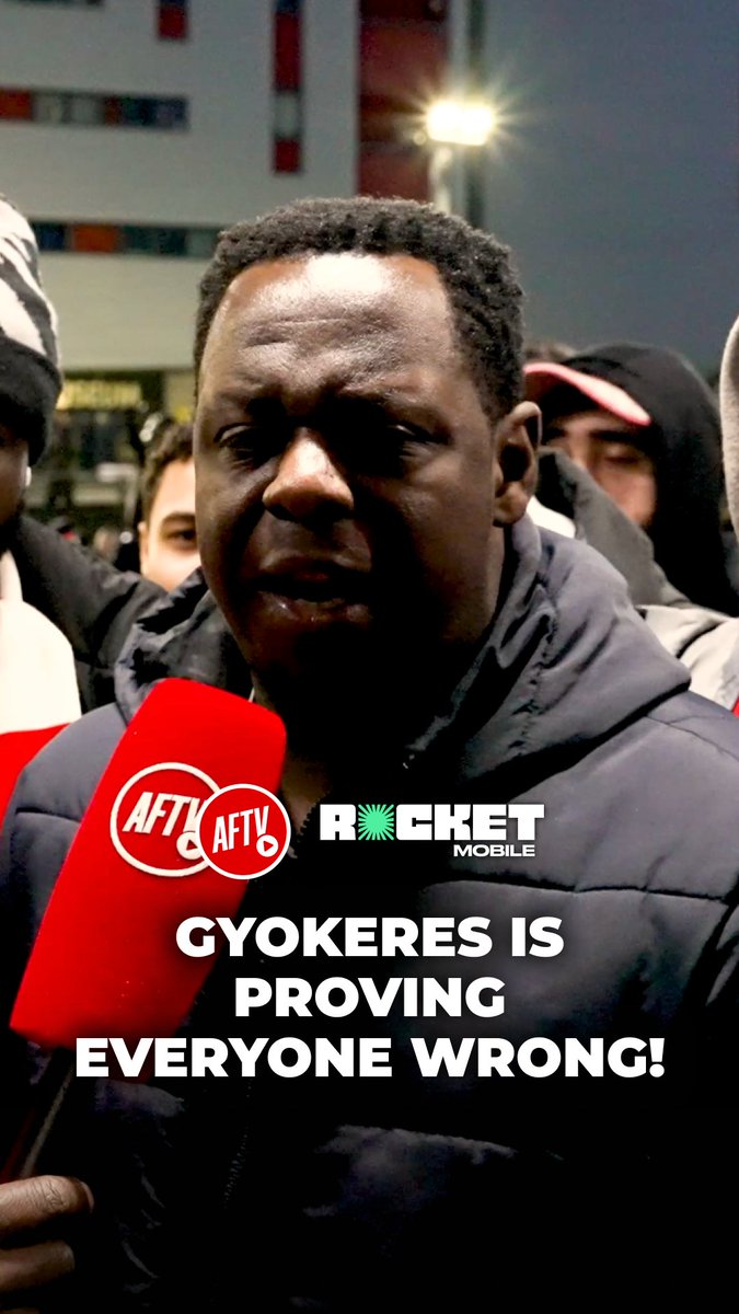 Gyokeres Is Proving Everyone Wrong! ๐ Get unlimited data, calls, and texts for just ยฃ16 a month! Switch now to Rocket Mobile ๐ #ad UK only. T&Cs apply. #ARSSUN #FanCams