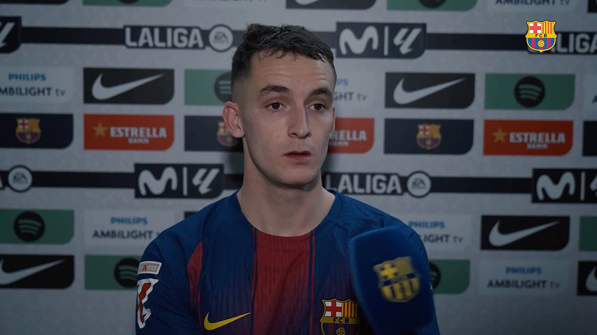𝗠𝗮𝗿𝗰 𝗖𝗮𝘀𝗮𝗱𝗼́: Som un equip amb molta gent de La Masia i molts jugadors catalans que sentim el Barça des de dins 💙❤️