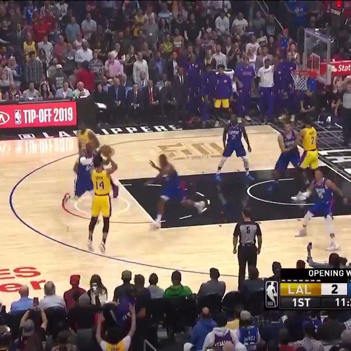 Kennard Lakers debut