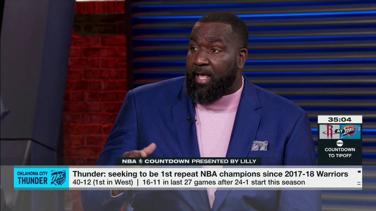 "You're the measuring stick. Everybody wants to be what you are and everyone wants to get what you have." Kendrick Perkins on what the following year after winning an NBA Championship feels like ✍️