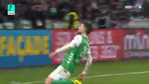 La merveille de Le Cardinal qui ouvre le score pour Saint-Etienne ! Une volée sublime sur corner pour lancer les Verts contre Montpellier !