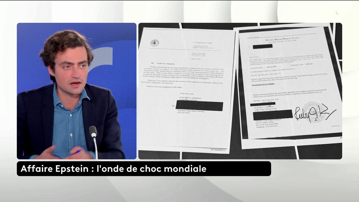 🔴 Affaire Epstein : "Mettre en cause quelqu’un sur la simple mention de son nom dans des documents serait dangereux", estime Paul Melun, tandis que Nathan Devers appelle à s’en tenir aux faits établis et au travail d’enquête journalistique. #LePourEtLeContre #canal16