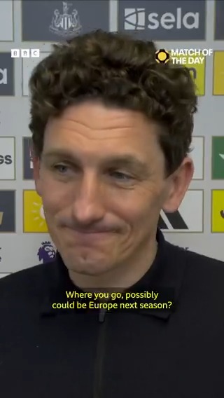 Keith Andrews had the perfect response when asked if Brentford could be in Europe next season 🗣💬