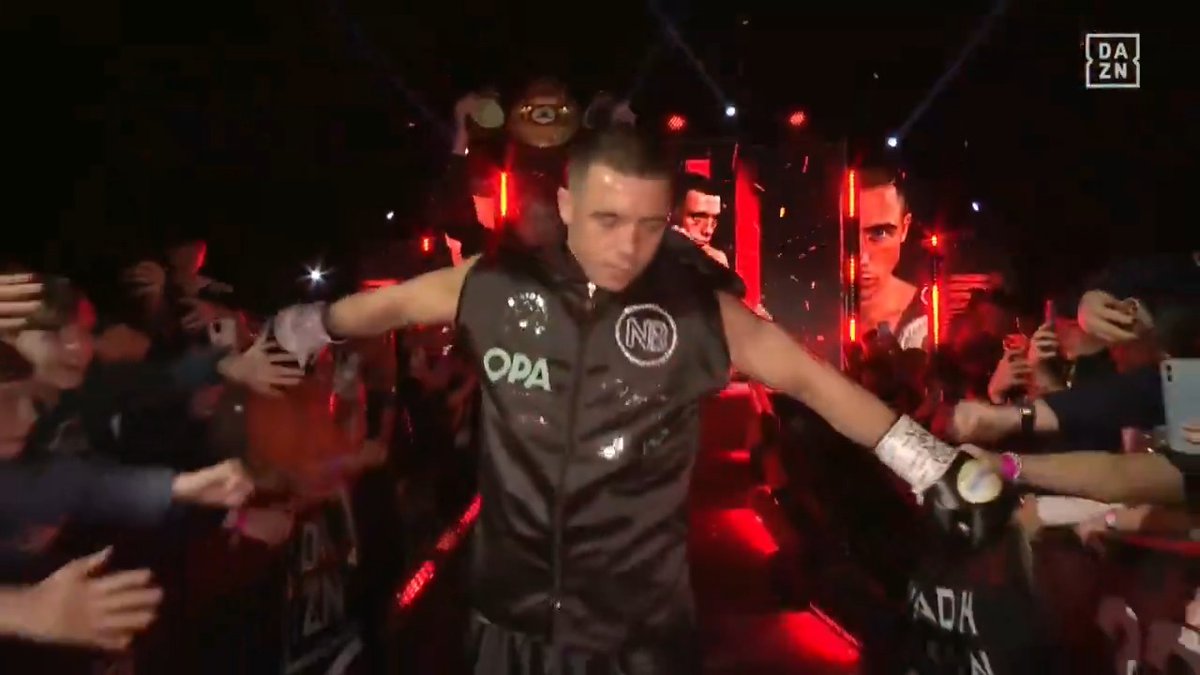 Nick Ball makes his way to the ring 💪😤 #BallFigueroa | LIVE NOW on DAZN