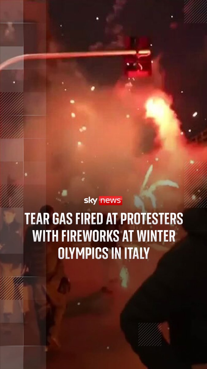 The brief confrontations in Milan came at the end of a peaceful demonstration by thousands of people against the environmental impact of the Winter Olympics. Six people were detained during the skirmishes, police sources have said. Read more ➡️