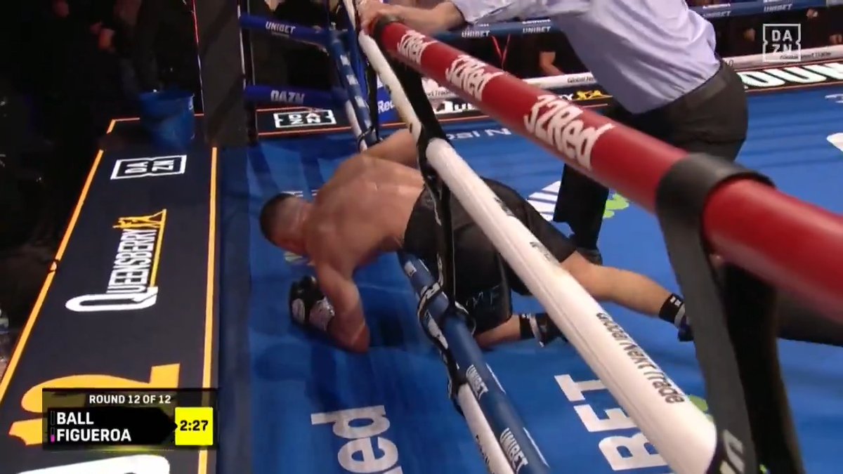 BRUTAL!!! BRANDON FIGUEROA KNOCKS OUT NICK BALL IN THE FINAL ROUND TO BECOME WBA FEATHERWEIGHT CHAMPION OF THE WORLD 👊