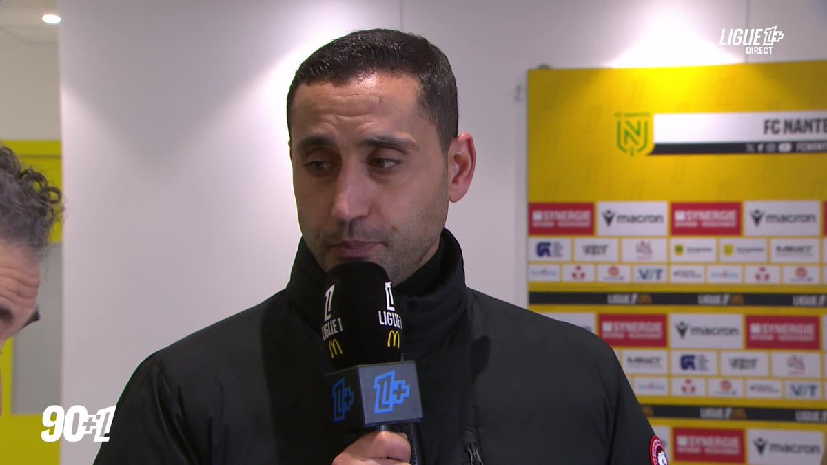 "La défaite fait mal mais on commence vraiment à trouver des choses intéressantes." 💬 Ahmed Kantari voit beaucoup de motifs d'espoir après la prestation du FC Nantes ce soir 💪 #FCNOL