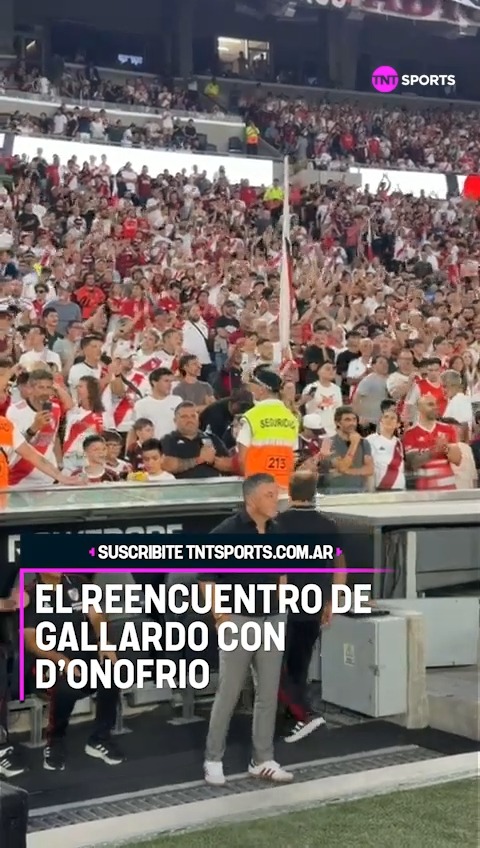 EL REENCUENTRO DE GALLARDO CON D'ONOFRIO ⚪ 🔴 En la previa de River vs. Tigre, el entrenador se saludó con el ex presidente del 'Millonario'. #LPFxTNTSports Volvió el fútbol argentino. Vivilo por TNT Sports Premium y disfrutalo también en HBO Max 👉 #Suscribite