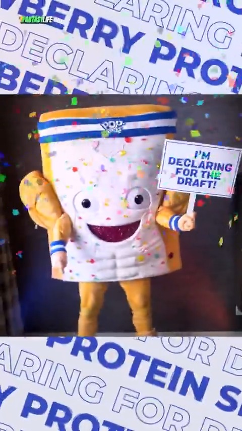 🚨 BREAKING!! 🚨 Protein Slammin' Strawberry is officially declaring for the DRAFT!! From escaping the sacrifice at the Pop-Tarts Bowl to the streets of SF, next up ... the draft! 👀 Matthew Berry | Kendall Valenzuela | Pop-Tarts