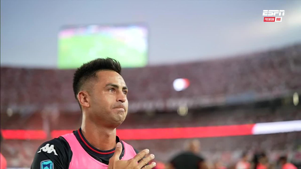 🇦🇷🥹 La emoción de Gonzalo Martínez luego de ser ovacionado en El Monumental.