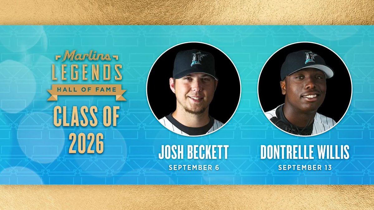 Two champions from our 2003 title team. We are proud to announce the 2026 Marlins Legends Hall of Fame Class 👏