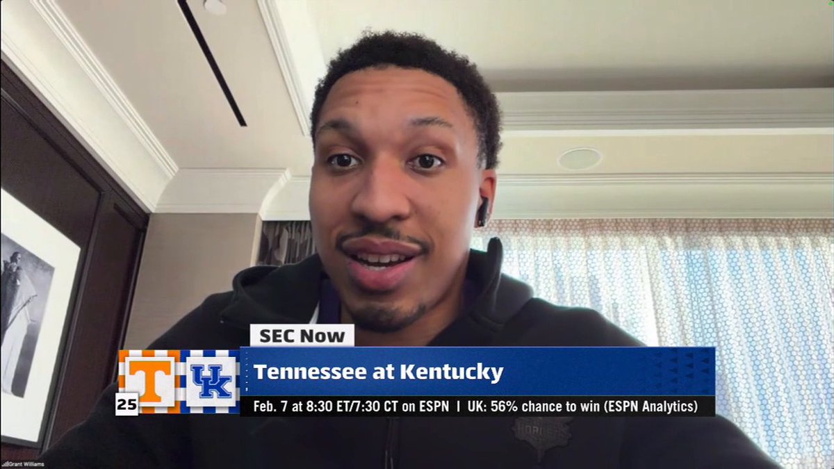 “It’s our bitter rival for a reason. We’ve been beating ‘em up over the past 3-5 years and hopefully we can continue that in Rupp Arena.” Grant Williams is ready for Tennessee-Kentucky 🍿
