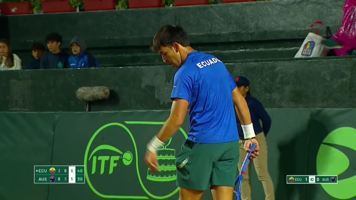 Ecuador have secured their second victory in the tie against Australia to go 2-0 up! Celebrations all round in Quito 🎉 #DavisCup