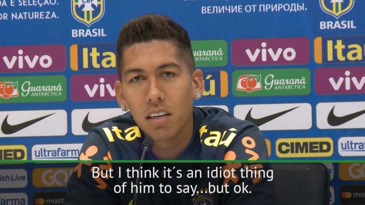 Dirtiest foul ever: That Ramos foul on Salah in the #UCL final — Would never forgive him, specially after he claimed that Salah was at fault for grabbing his arm. Good thing Firmino publicly ridiculed his comments: 'It’s an idiotic thing for him to say'