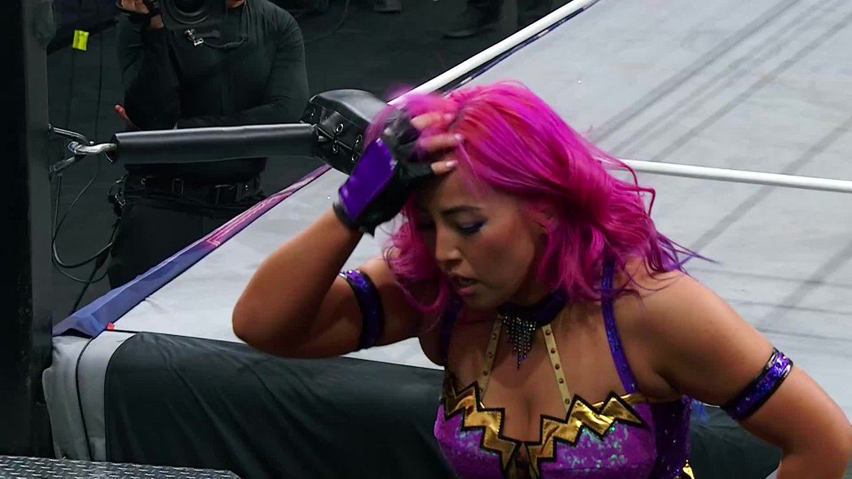 Is Mina Shirakawa♡白川未奈 going to have a Problem in the form of Marina Shafir tonight? Watch #AEWCollision on TNT & HBO Max