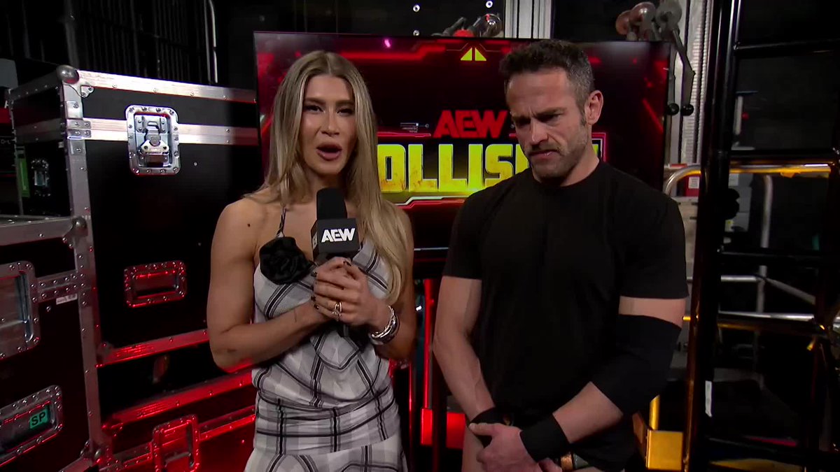 "Thanks for the words of encouragement... But, I'm not in The Conglomeration." Roderick Strong makes it clear he’s not in The Conglomeration ahead of the TNT Title 3-Way, despite Mark Briscoe’s support! Watch #AEWCollision on TNT &amp; HBO Max