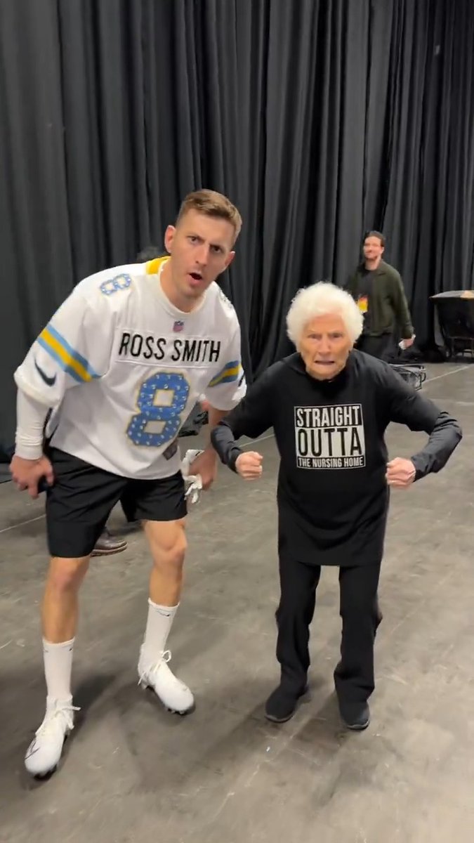 Granny is fired up 💪 SB LX Flag Football Game — 10pm ET on NFL @youtube: