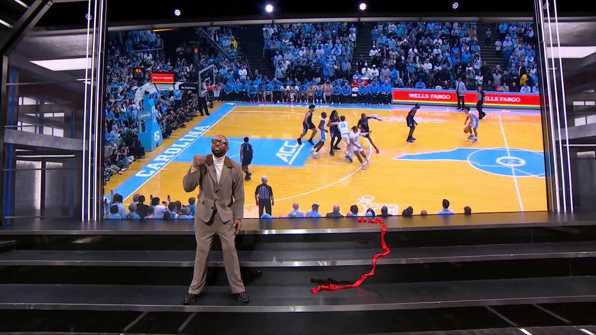 UNC legend Kenny Smith was HYPED after watching the Seth Trimble game-winner vs. Duke 😆