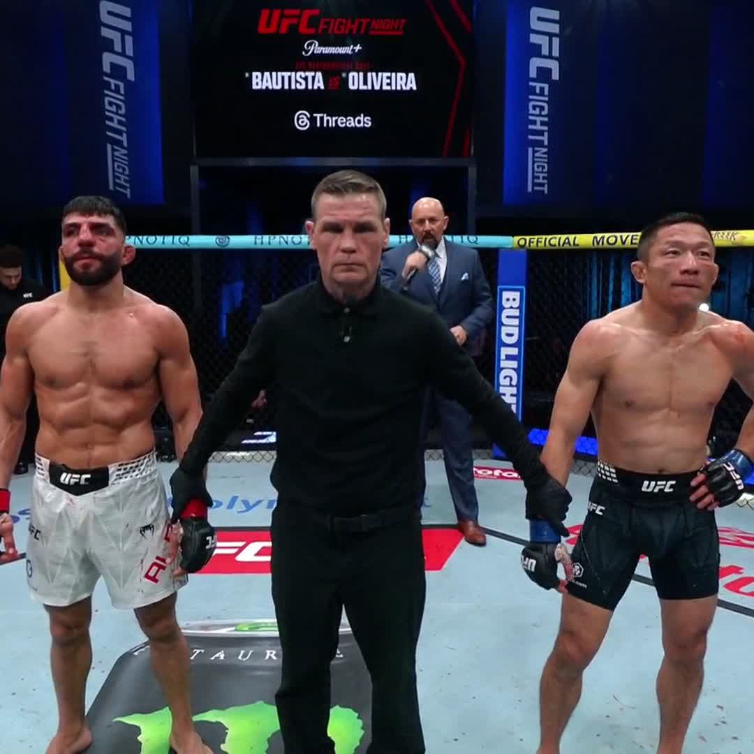 Getting it done once again! 💪 🇯🇵@Kyoji1012 takes the victory anew after going full fifteen! #UFCVegas113
