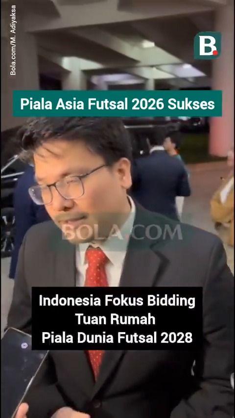 Ketua FFI, Michael Victor Sianipar menegaskan bahwa Indonesia siap maju bidding tuan rumah Piala Dunia Futsal 2028. Piala Asia Futsal 2026 sebagai modal utama dalam proses bidding. #bolacomid #blcbm #afcfutsal2026 #victorsianipar #ffi