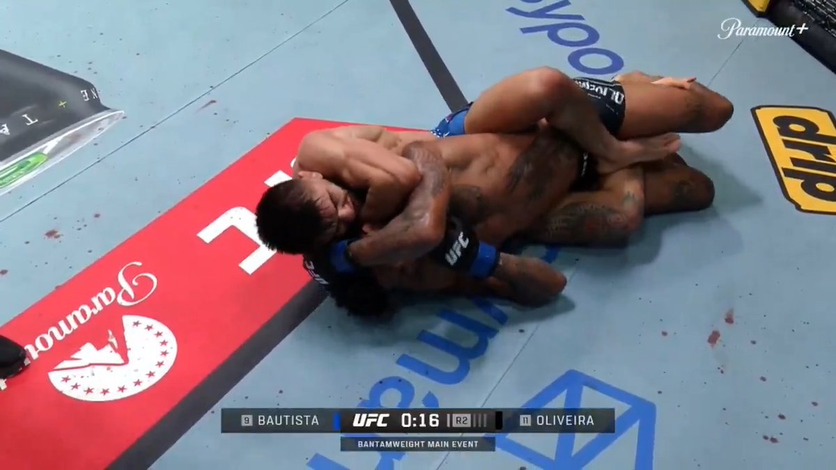 Major bounce-back for Mario Bautista 💪 Submits Vinicius Oliveira in Round 2.