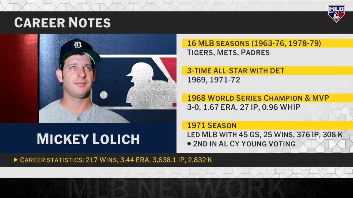 The late, great Mickey Lolich threw 29 complete games in 1971 and that wasn't even the most in baseball! 🤯