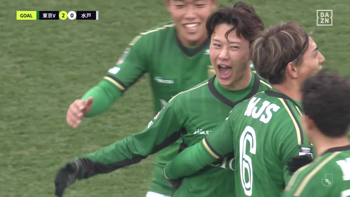 個人技、炸裂⚡️ 強烈な切り返しからの右足一閃💥 齋藤功佑 鮮やかに今季初ゴール 🏆 明治安田J1百年構想リーグ 🆚東京V×水戸 📱DAZN ライブ配信中 #Jリーグ だったらDAZN #Jリーグ開幕
