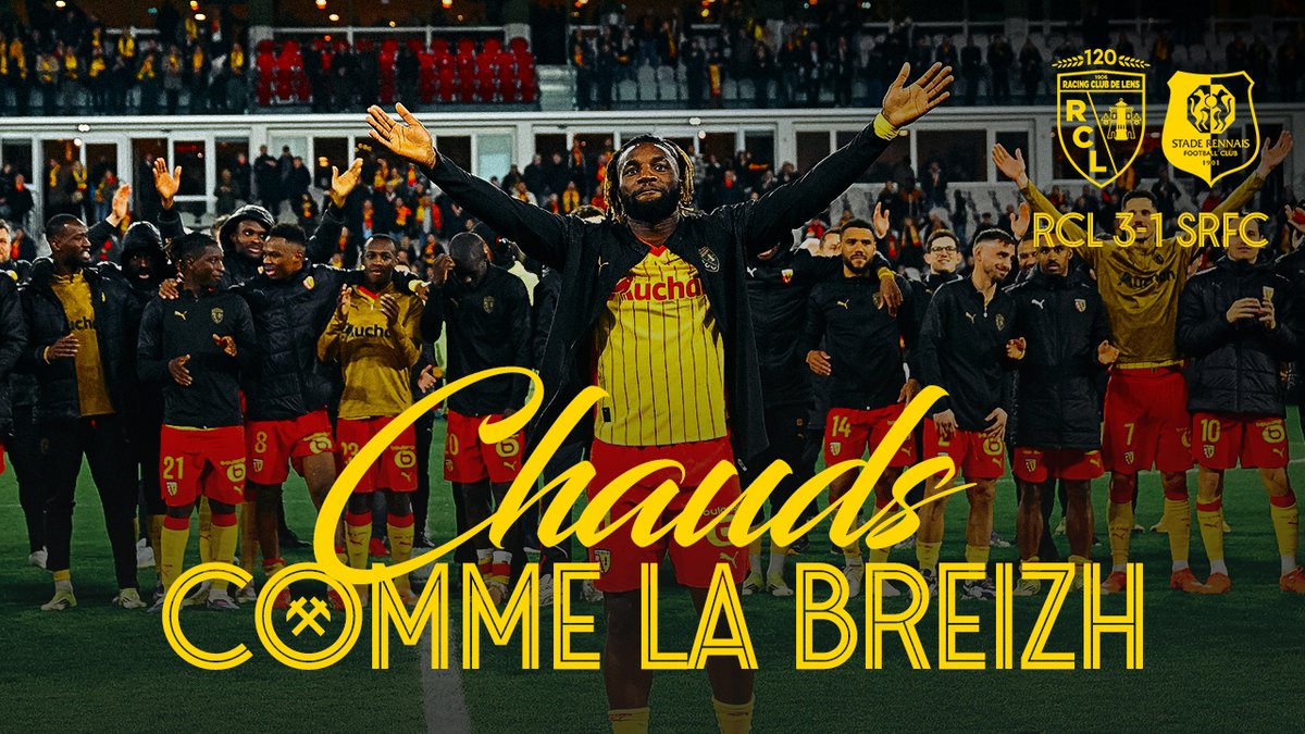 Chauds comme la 𝑩𝒓𝒆𝒊𝒛𝒉 🌋 #FiersDEtreLensois #RCLSRFC