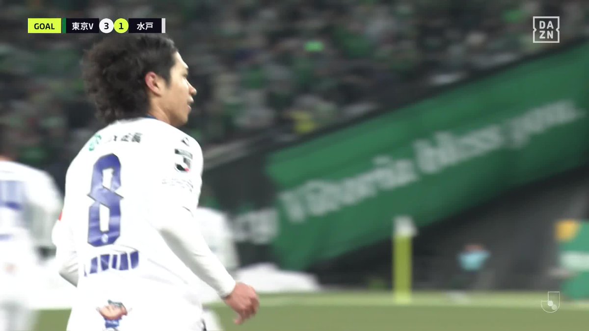 ⚪記念すべき初ゴール㊗ 速攻から加藤千尋がシュートを流し込む！ J1初昇格の水戸ホーリーホック、J1百年構想リーグの初戦で記念すべき初ゴールが生まれる。 🎥：DAZN Japan