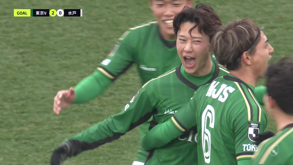 齋藤功佑が切り返しから右足フィニッシュ！ 鮮やかな今季初ゴール✨ 🎦 ゴール動画 🏆 明治安田Ｊ１百年構想リーグ 地域リーグラウンド 第1節 🆚 東京Ｖvs水戸 🔢 2-0 ⌚️ 21分 ⚽️ 齋藤 功佑（東京Ｖ） #Ｊリーグ