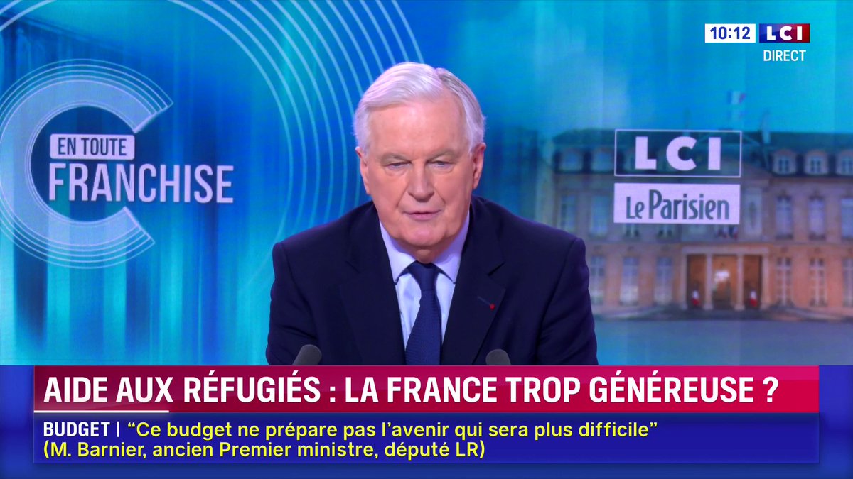 ▶️ Immigration : une pause nécessaire ? 🗣️ "Il y a des choses qu’il faut modifier nous-mêmes avec rigueur et humanité, sinon on sait très bien qui va le faire avec d’autres méthodes", pointe Michel Barnier