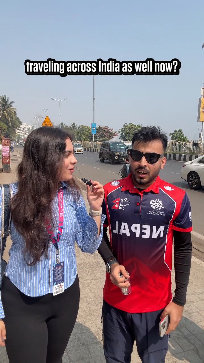 The Nepal fans have travelled from across the globe to support their team in India ✨
