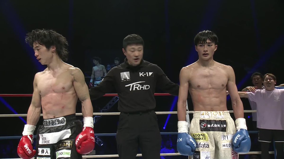 金子晃大(AkihiroKaneko) vs. 大久保琉唯(大久保琉唯) 大久保が延長判定3-0で試合を終えるも、結果はノーコンテストに