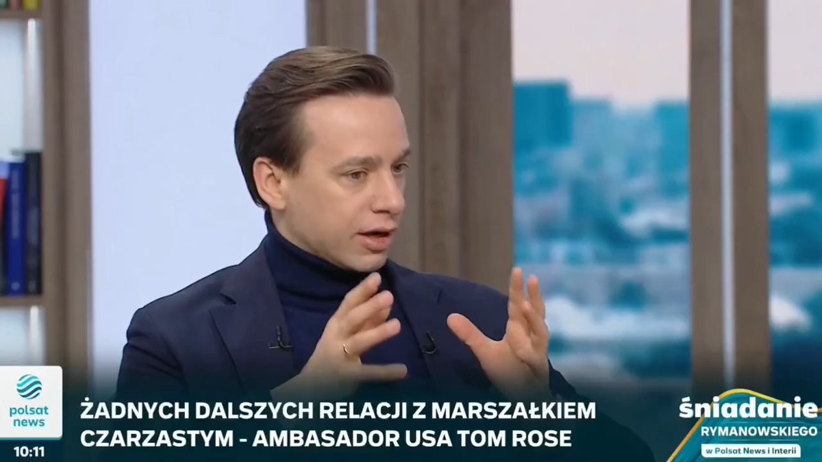 🔴 Krzysztof Bosak: "Premier Tusk wskoczył w ten spór niepotrzebnie, a ambasador USA wytknął mu publicznie, że chyba się pomylił i pisze do niewłaściwej osoby! To nie pierwszy raz, kiedy premier szuka sporu z amerykańską dyplomacją i prezydentem Trumpem!"