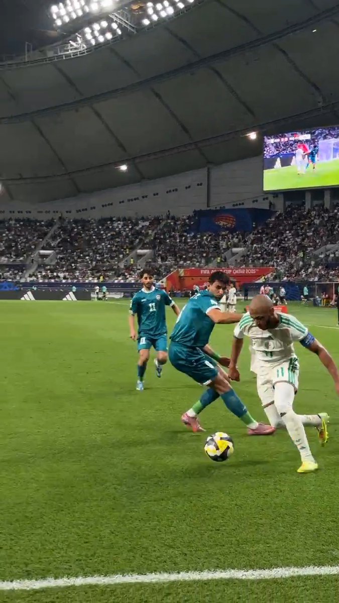 السهل المُمتنع من براهيمي 😮‍💨 #FIFArabCup