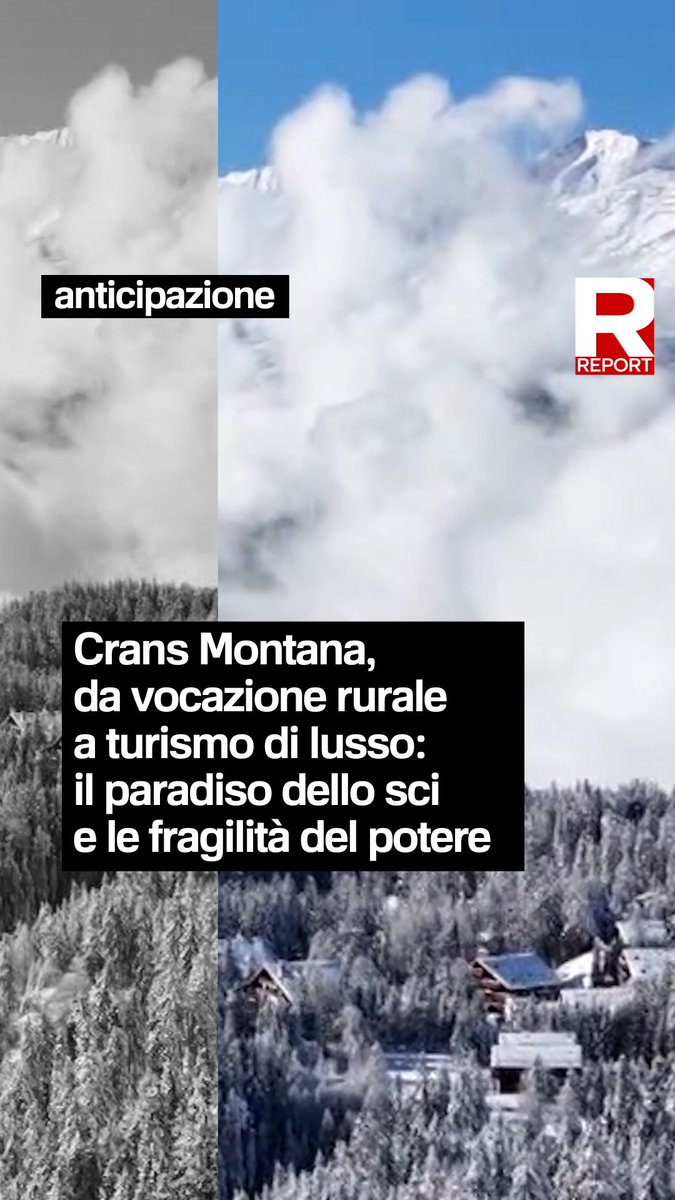 Dietro l’immagine patinata di Crans Montana si nasconde una realtà più fragile. Nata solo nel 2017 dall’unione di quattro comuni, cresciuta troppo in fretta, Crans Montana è travolta da uno sviluppo turistico ricchissimo e da una forte speculazione edilizia. Dalle 20.30 su #Rai3