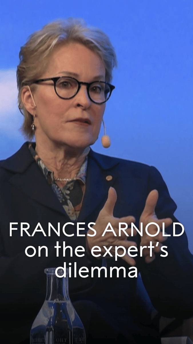"The biggest opportunities for science lies at the interfaces." Listen to chemistry laureate Frances Arnold as she speaks to students about the importance of collaborating across different fields. Hear the full conversation that took place at the 2025 Nobel Week Dialogue: