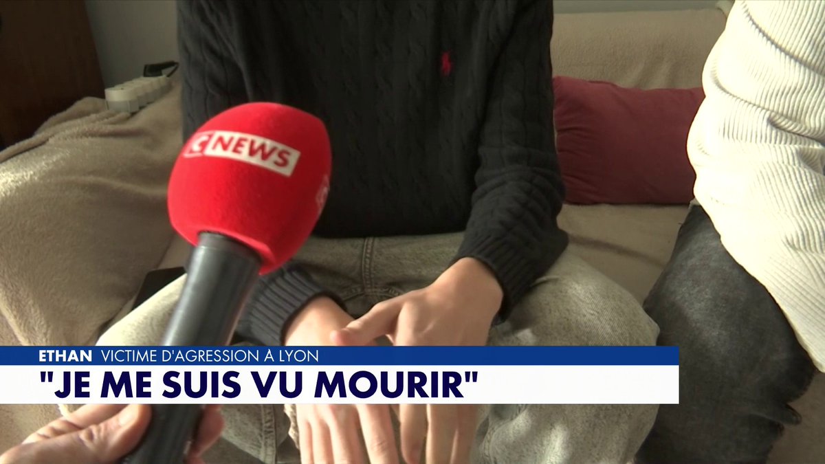 «Je me suis vu mourir» : le témoignage d'Ethan, victime d'une agression à Lyon par une bande de mineurs âgés de 14 à 15 ans
