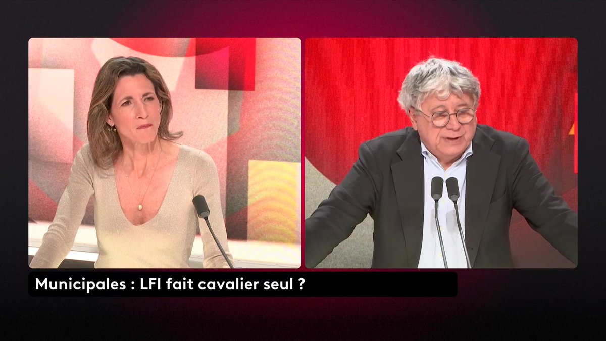 Quel objectif pour LFI lors des municipales ? "Multiplier nos élus, gagner quelques villes comme Roubaix, Évry, Saint-Denis-Pierrefitte", répond Éric Coquerel, député LFI de Seine-Saint-Denis. #QuestionsPol