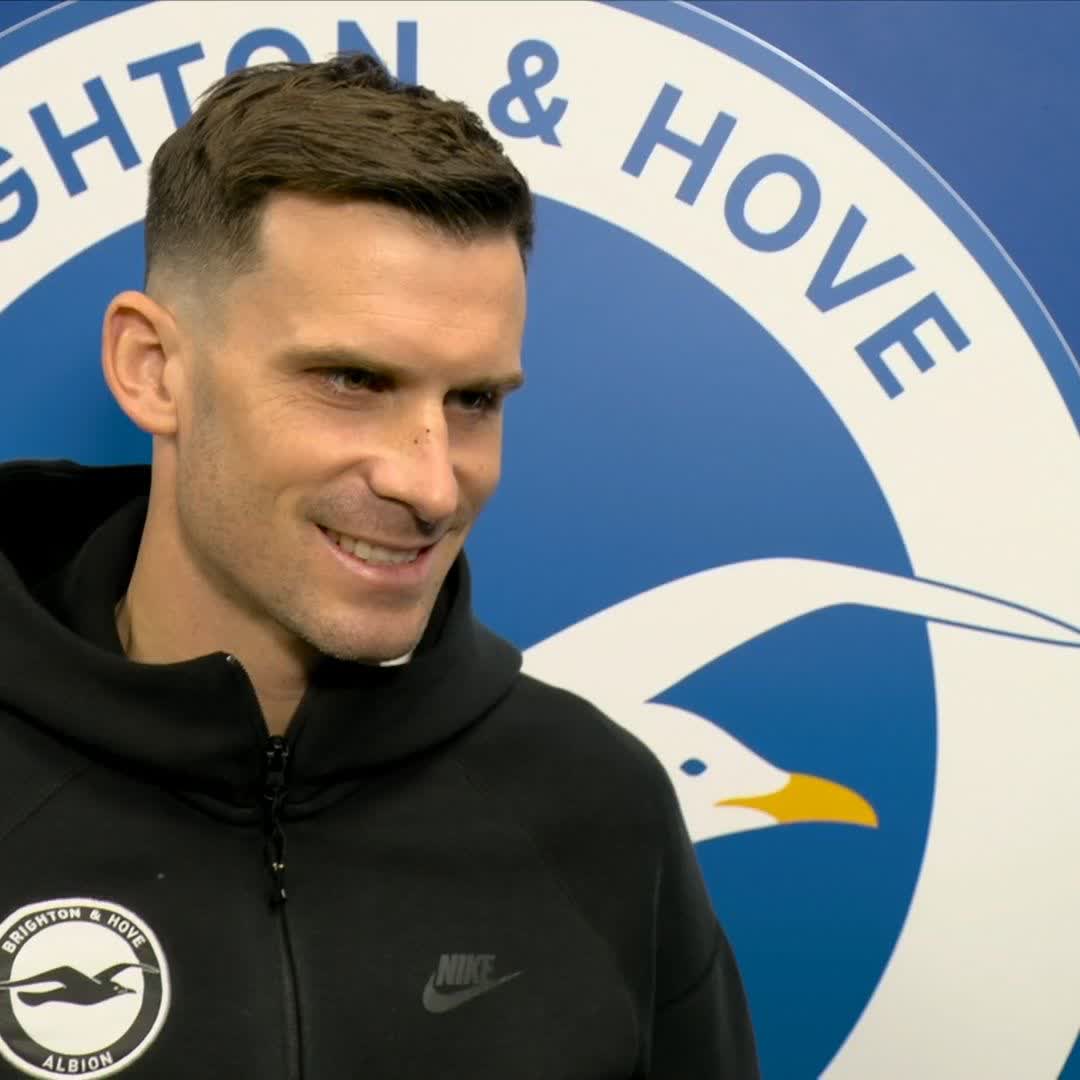 "Today we really want to win this game" Pascal Groß speaks ahead of Brighton's clash with Crystal Palace 🎙️