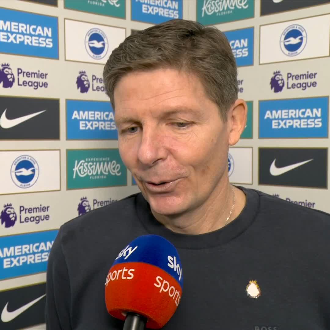 "He showed the whole week in that training that he can score goals" Oliver Glasner says Jørgen Strand Larsen has shown him what Crystal Palace have been missing 🦅