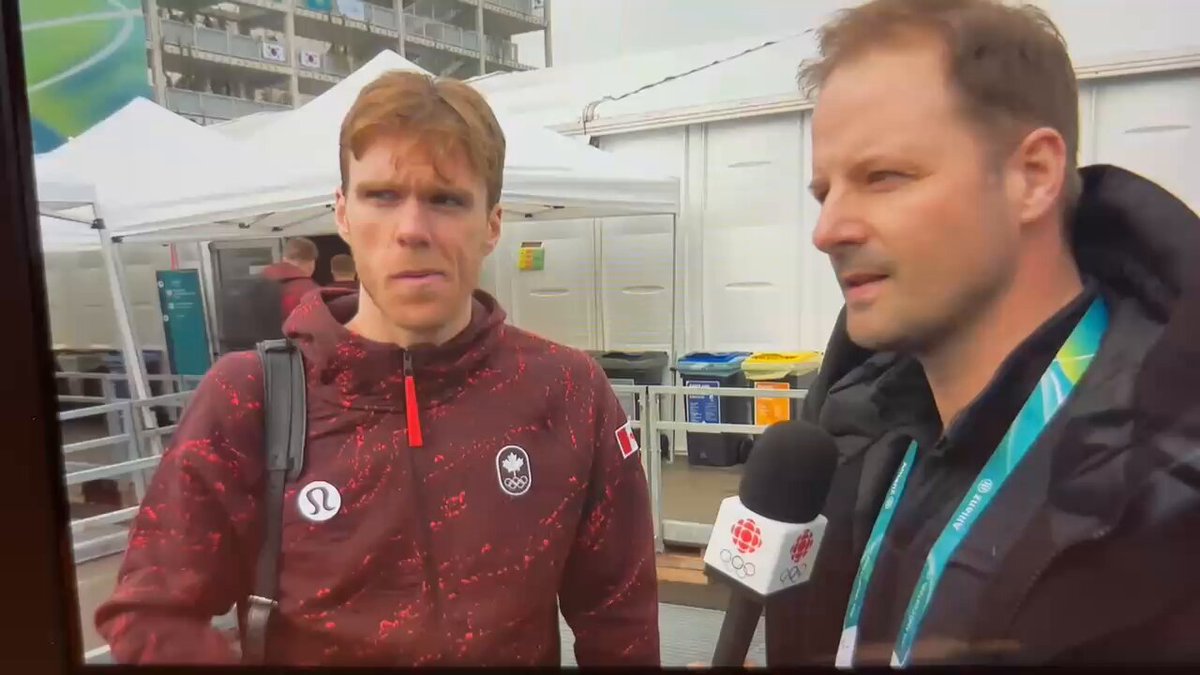 Brief chat with McDavid just outside the athletes village. He was getting checked in with his group so had to keep it quick! Canada has a practice scheduled for later this evening.
