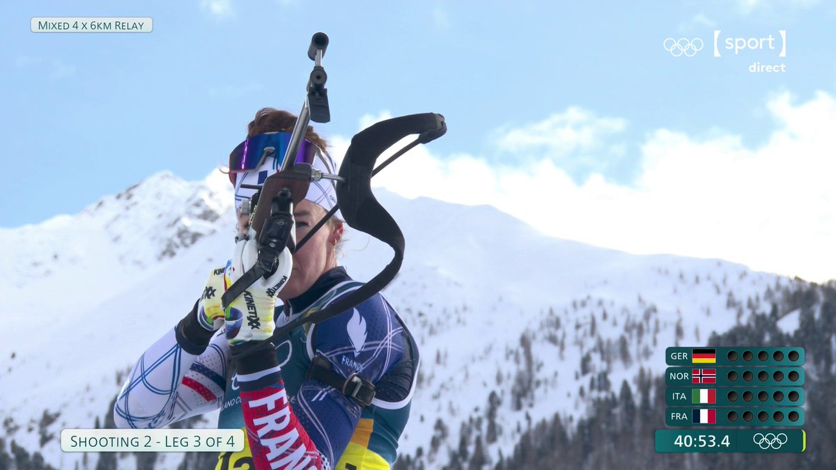 ❄️ #MilanoCortina2026 | 🔥 LOU JEANMONNOT EN PATRONNE ! 💪 La Française a montré les crocs sur la piste et sur le pas de tir et prend les commandes du relais ! ➡️ Suivez les JO sur la chaîne sport de France Télévisions :