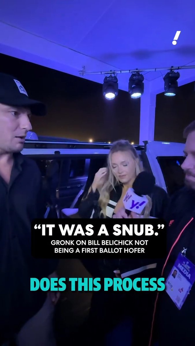"I wouldn't be here talking to you if it wasn't for Coach Belichick." 💯 Gronk stands up for his HC after his HOF snub.