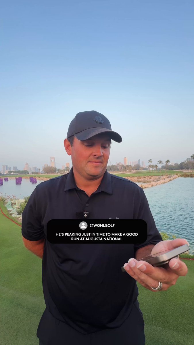 Patrick Reed responds to your comments 🫵 #QatarMasters