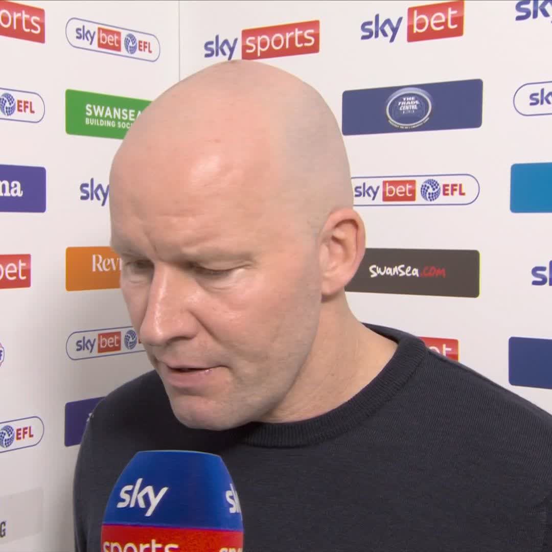 "We want to win football games, we want a point." Henrik Pedersen gives an honest assessment after his side were beaten 4–0 by Swansea.