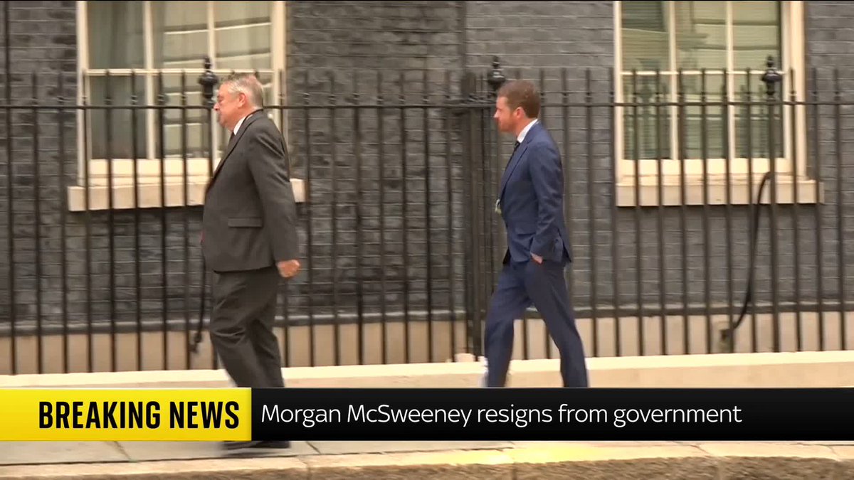 BREAKING: Morgan McSweeney has resigned from his role as chief of staff to the prime minister. Sky's Beth Rigby reports. 📺 Sky 501, Virgin 602, Freeview 233 and YouTube